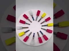 Flutes pendek Extra Long End Mills Radius ujung sudut Mill Naco4 Lapisan Karbida Endmill 5mm