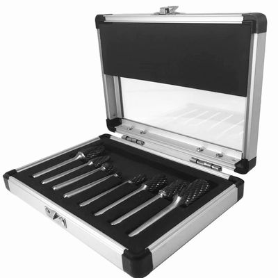 Harga yang bagus 8pcs Tungsten Carbide Burr Set Deburring Bentuk Tungsten Carbide Burr 1 4 Shank on line