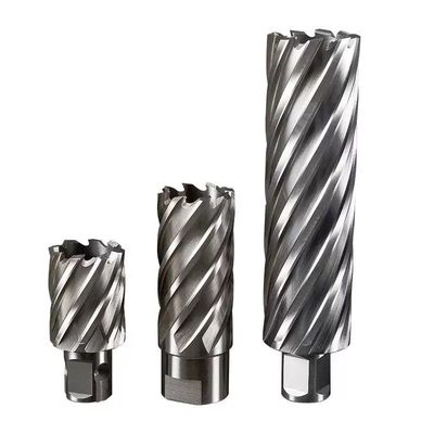 Harga yang bagus OEM 100mm HSS Ring Cutter 19.05mm Shank Magnetic Drill Cutters Untuk Deep Hole daring