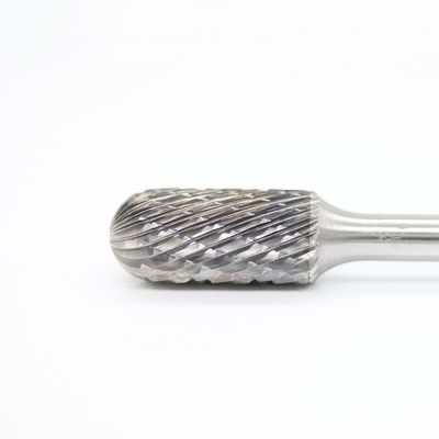 Harga yang bagus Double Cut Metal Cylindrical Burr Cutter Double Cut On 1/4' Shank Die Grinder Drill Bit on line