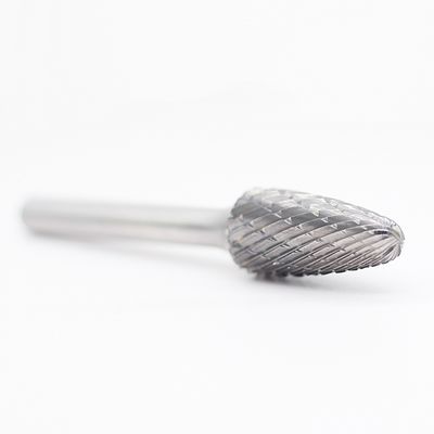 Harga yang bagus SF-3 Bentuk Pohon Radius End Double Cut Tungsten Carbide Burr Dengan 1/4 '' Shank Double Cut on line