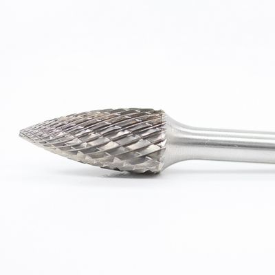 Harga yang bagus SG-5 Carbide Burr Tree Pointed-End Double Cut For Die Grinder 1/2