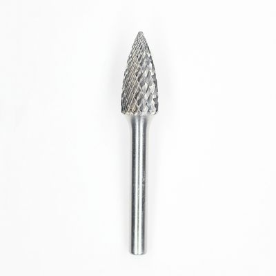 Harga yang bagus SG-51 1/4' Solid Carbide Burr Pointed Tree Carbide Burr Pada 1/8 