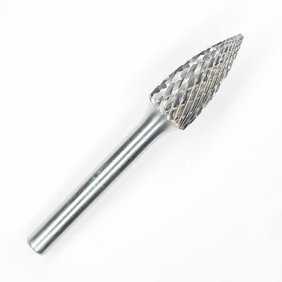 Harga yang bagus SG-2 Tree Point End Double Cut Carbide Burr 1/4