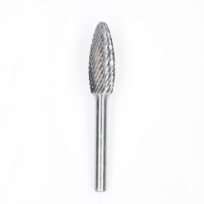 Harga yang bagus SH-1 Flame Shape Solid Tungsten Carbide Burr 1/4 