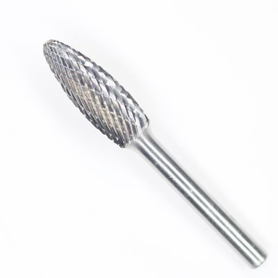 Harga yang bagus SH-6 Flame Carbide Burr Double Cut Untuk Die Grinder 5/8 