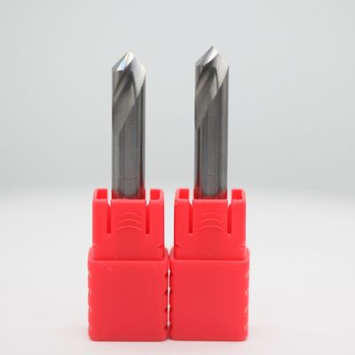 Harga yang bagus HRC55 2 Flutes NC Spotting Drill Bit Untuk Aluminium Solid Carbide Drill Bit daring