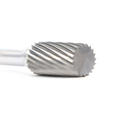 Harga yang bagus Mata Bor Karbida Silinder SA 12mm Shank 6mm Tanpa Pemotongan Ujung Panjang Keseluruhan 70mm Potongan Tunggal daring
