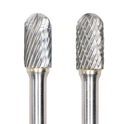 Harga yang bagus SC Single Cut Ball Nosed Cylinder Carbide Burr 8mm * 20mm Dengan 6mm Shank Dia. on line