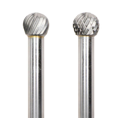 Harga yang bagus 3mm SD Bola Bentuk Karbida Burrs Single Cut Karbida Rotary Burr Pada 3mm Shank on line