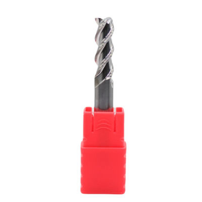 Harga yang bagus 16mm Dia 16*45*16*100 HRC55 3 Flutes Flat Carbide End Mills Untuk Aluminium Uncoated daring