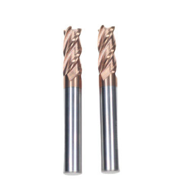 Harga yang bagus 8mm Dia 8*20*8*60 TiAISiN Dilapisi 4 Flat Flutes Karbida Square End Mill Untuk Carbon Steel Alloy Steel Cast Iron daring