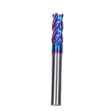 Harga yang bagus 8mm Dia 8*20*8*60-4F Flat End Mill TiAISiNX Square End Mill Untuk Baja & Besi Tuang daring
