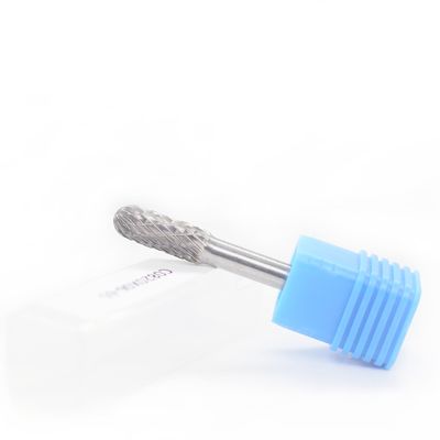 Harga yang bagus SC Cylindrical Radius Tungsten Carbide Burrs 8mm*20mm Dengan 6mm Shank Standard Double Cut daring