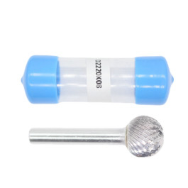 8mm Shank D-Ball Shape 22mm Cut Dia Carbide Burrs Double Cut Carbide Rotary Burr 