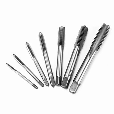Harga yang bagus Tap Mesin Baja M12x1 5 Tap Kecepatan Tinggi Straight Fluted Tap 4 Flutes daring
