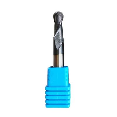 Harga yang bagus 3mm R1.5*3*6*3*50 2 Flutes Ball End Mill AITiN Dilapisi Untuk Baja Karbon, Baja Alloy, Baja Tidak Karat, Besi Cair daring