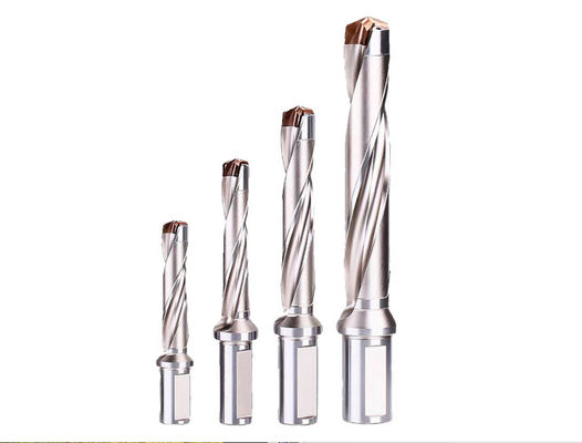 Harga yang bagus 8D Spiral Carbide Crown Drill Bit Tungsten Steel Spiral Flute Drill Bit Indexable on line