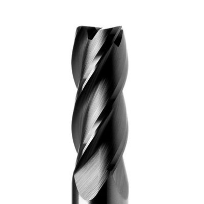 Harga yang bagus HRC45 Cnc 3mm End Mill 4 Flutes Flat Milling Machine Tool Flat End Mill AITiN Lapisan daring