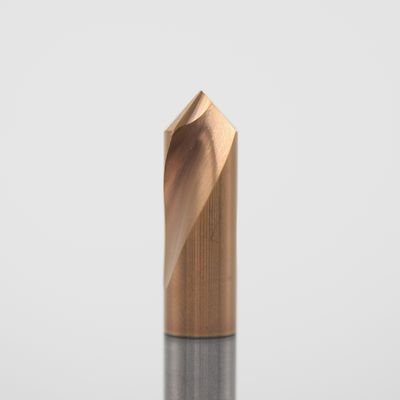 Harga yang bagus HRC55 Spotting Drill Bit 2 Flutes NC Spotting Drill Carbide Spot Drill 120mm TiSiN dilapisi daring