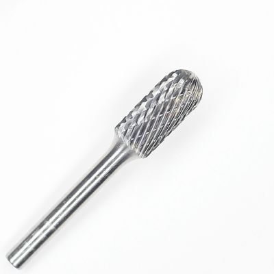 Harga yang bagus 50000Rpm Karbida Burr Rotary File Bit Silinder Karbida Burr Double Cut 5/8 Inch Dia. daring