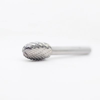 Harga yang bagus SE-5 Karbida Burr Die Grinder Bit Tungsten Karbida Burr Rotary File Bentuk Oval Pada 1/4 