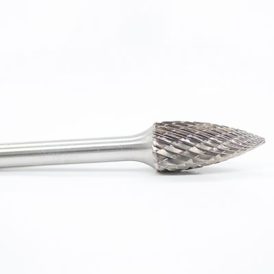 Harga yang bagus SG-3 Tungsten Carbide Rotary File Pointed Tree Shape dengan 1/4 