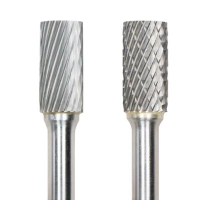 Harga yang bagus Flute Type Single Cut SA Cylinder Carbide Burrs 6mm Shank tanpa ujung Cut 70mm Total Panjang daring
