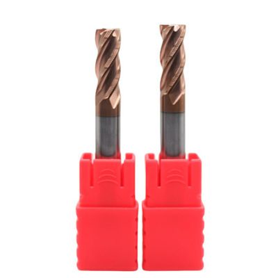 Harga yang bagus 6mm Dia 6*25*6*75 TiAISiN Lapisan 4 Flat Flutes Karbida Square End Mill Untuk Carbon Steel Alloy Steel Cast Iron daring