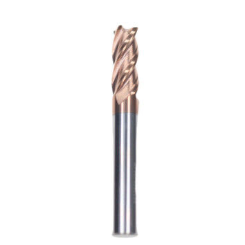 Harga yang bagus 12*30*12*75 TiAISiN Dilapisi 4 Flat Flutes Karbida Square End Mill untuk Carbon Steel Alloy Steel Cast Iron Cut Diameter 12mm daring
