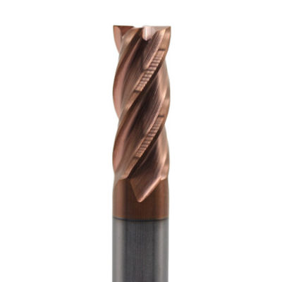 Harga yang bagus 16*45*16*100 TiAISiN Lapisan 4 Flute Karbida Square End Mill untuk Carbon Steel Alloy Steel Cast Iron Diameter Cut 16mm daring