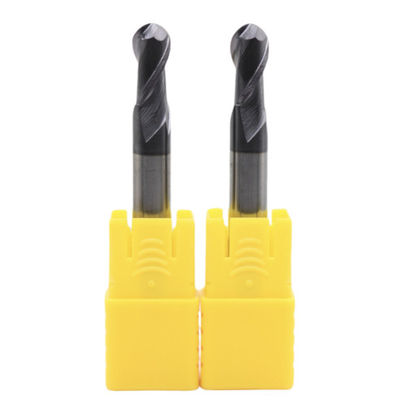 Harga yang bagus Baja Karbon Alloy Baja Rustless Baja Cast Iron Roughing Machining 5mm R2.5*5*10*5*50 2 Flutes Ball End Mill AITiN Dilapisi daring