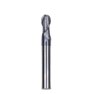 Harga yang bagus 16mm R4*8*16*8*60 2 Flutes Ball End Mill AITiN Dilapisi untuk baja karbon paduan baja stainless steel alat mesin besi cor daring