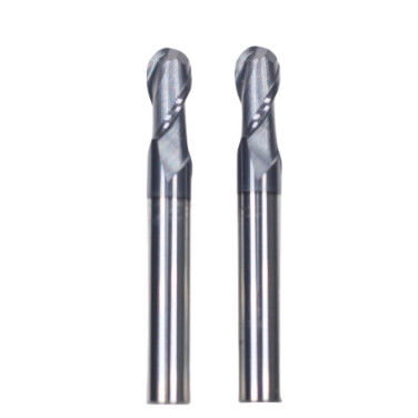 Harga yang bagus AITiN Lapisan 10mm R5*10*20*10*75 2 Flutes Ball End Mill untuk Mesin Baja Karbon Alloy Baja Baja Rustless Besi Cair daring
