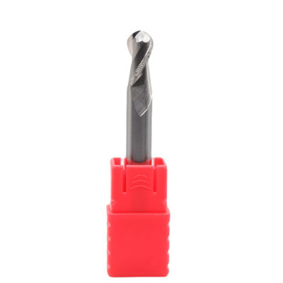 Harga yang bagus HRC 55° R3*6*12*6*150L 2 Flutes Ball Nose End Mill Untuk Aluminium Tanpa Lapisan daring