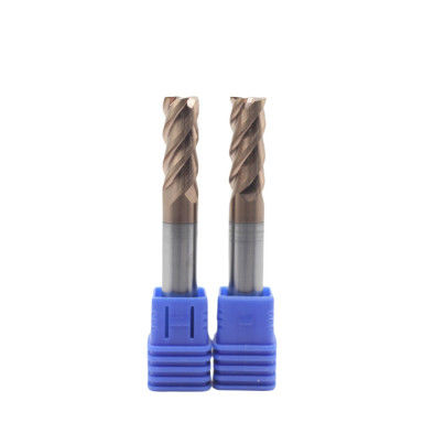 Harga yang bagus 10mm Cut Diameter 4flutes Milling Cutter Untuk Alloy Steel Harded Steel 45-65HRC ALTiN TiSiN Coating Untuk kustomisasi daring