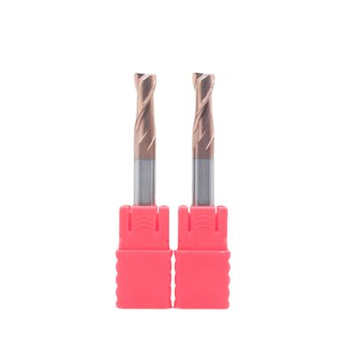 Harga yang bagus 8mm Dia 8*20*8*60 TiAISiN Lapisan 2 Flutes Flat Karbida End Mill Untuk Carbon Steel Alloy Steel Cast Iron daring
