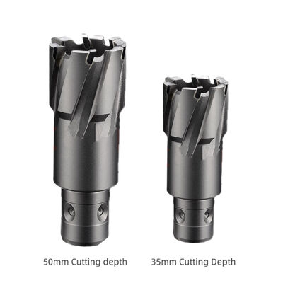 kualitas 35mm Cutting Depth Tungsten Carbide Tipped Ringlar Cutter Dengan 18mm Fein Quick-In Shank pabrik