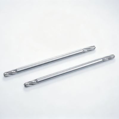 Harga yang bagus Mata Bor Karbida Ganda Berujung Ganda OEM dengan Potongan Aluminium Mata Bor Rotary Karbida Tungsten untuk Aluminium daring